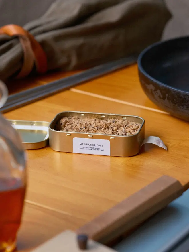 Maple Chilli Salt Camping Tin
