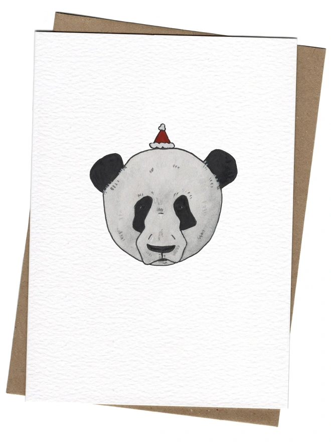 Panda Christmas Card