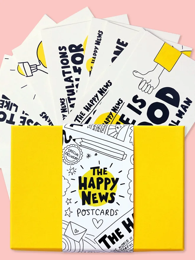 Happy News Postcards (Pack Of 10)