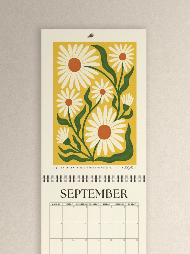 Wildflower 2026 calendar 