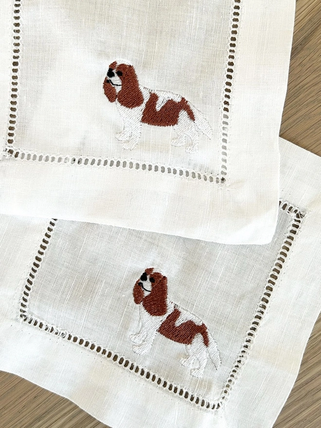 Personalised Dog Cocktail Napkins (Set Of 2)
