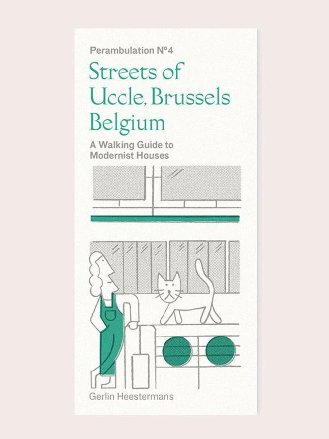 uccles brussels walking guide. a paper walking map of brussels, belgium.