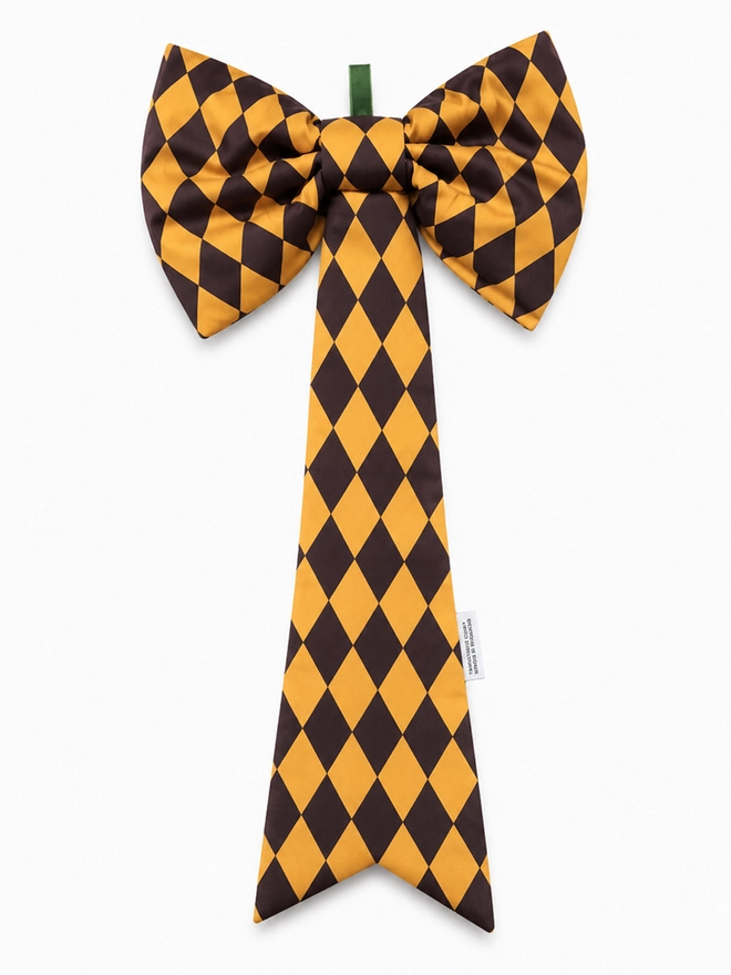GOLDEN JOCKEY CHRISTMAS BOW