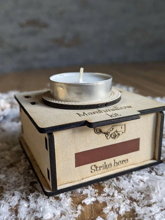 Personalised Mini Marshmallow Toasting Kit