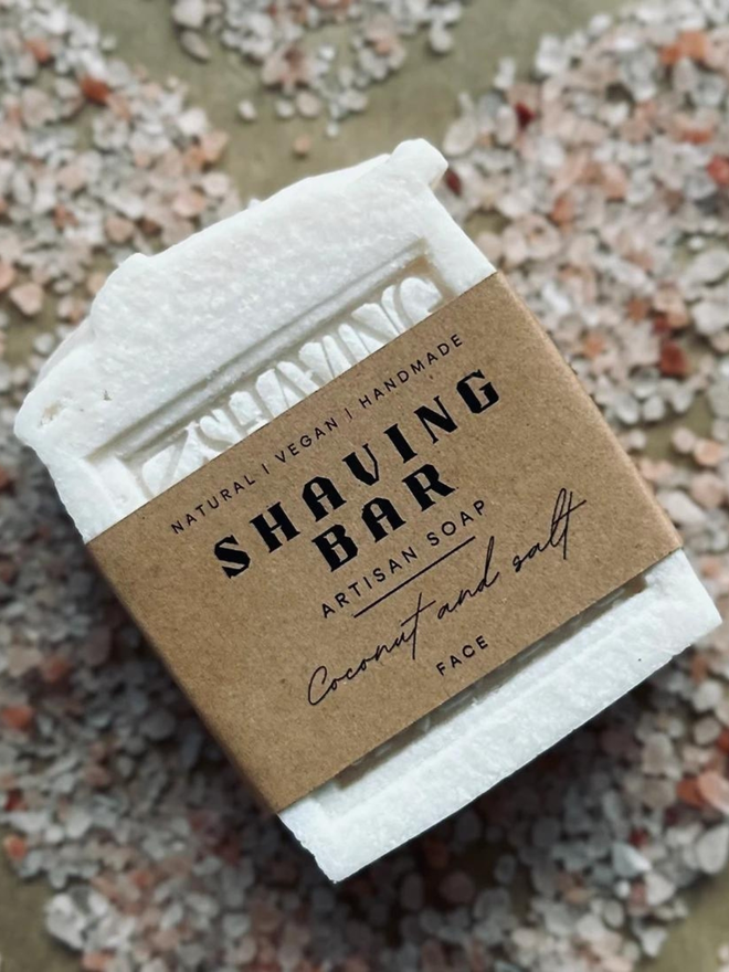 handmade vegan shaving bar