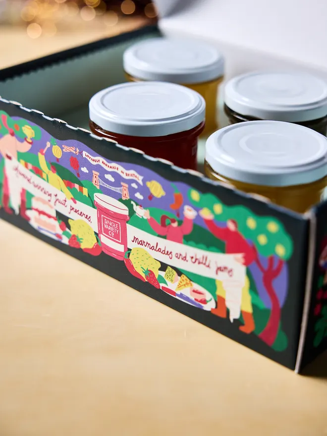 Christmas jam gift box