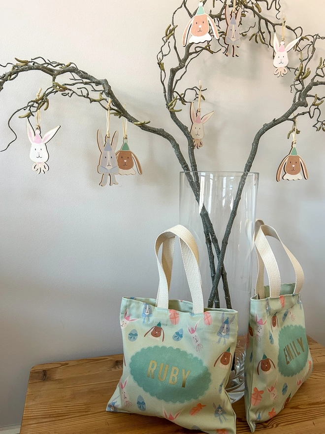 Personalised Easter Bunny Bag