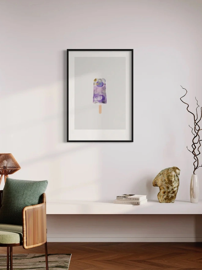 New Twenty Pound Note Ice Lolly Giclée Print