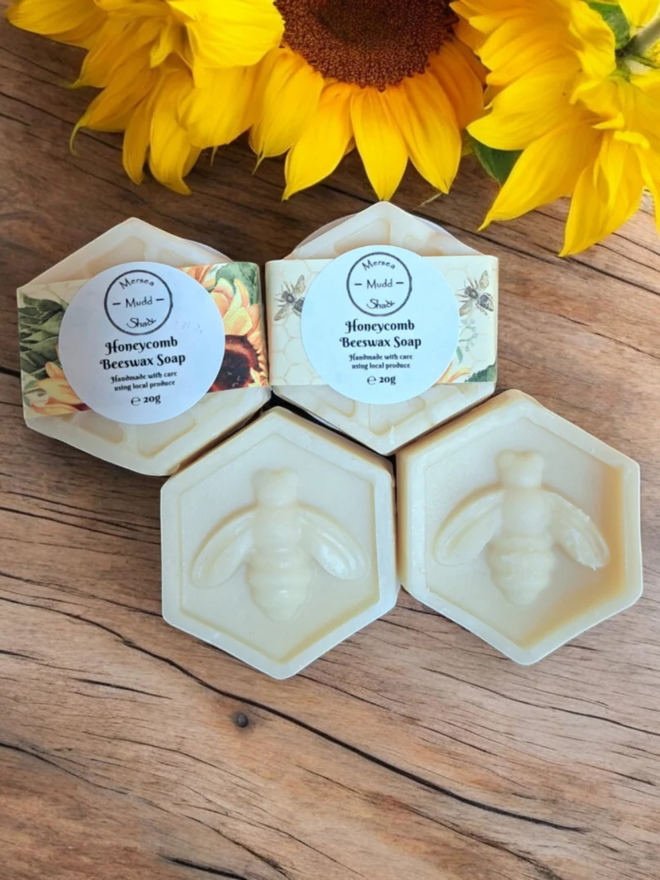 beeswax mini soaps