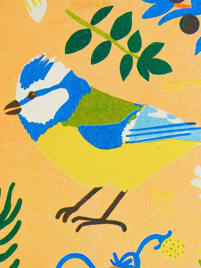 'July' Month Forage Print