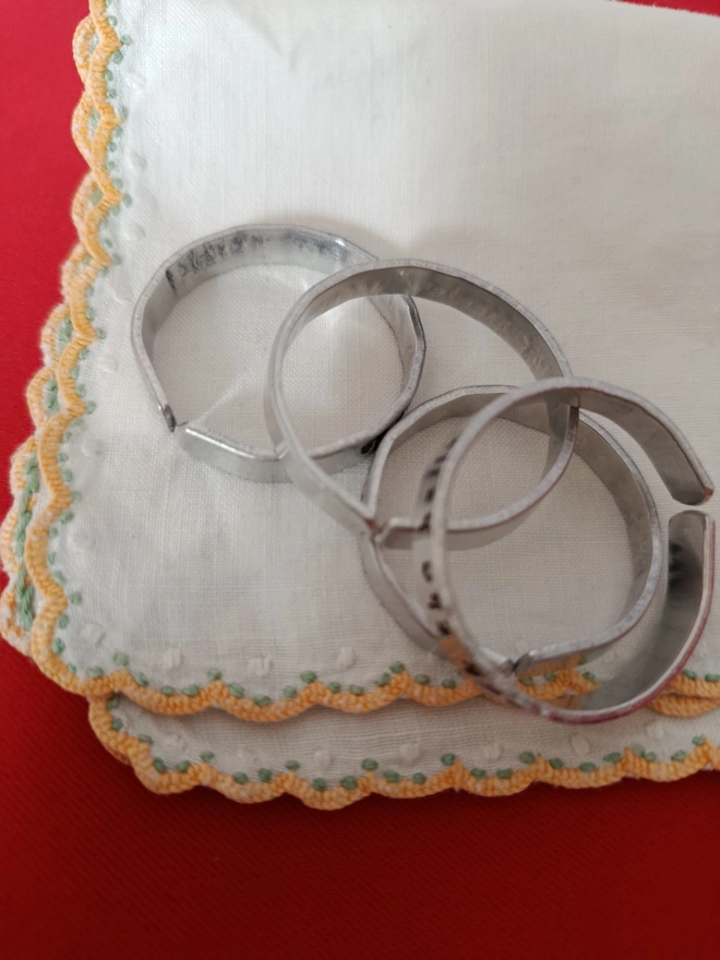 Christmas napkin rings 