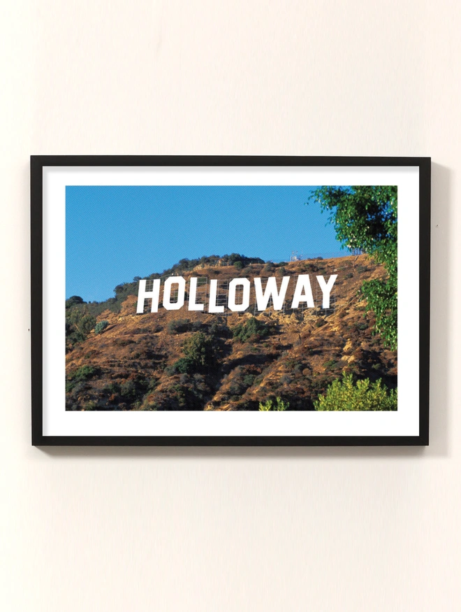 'Hollowaywood' A2 Giclée Print