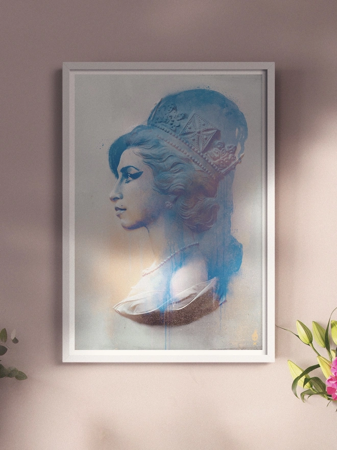 'Camden Queen' Amy Winehouse Art Print