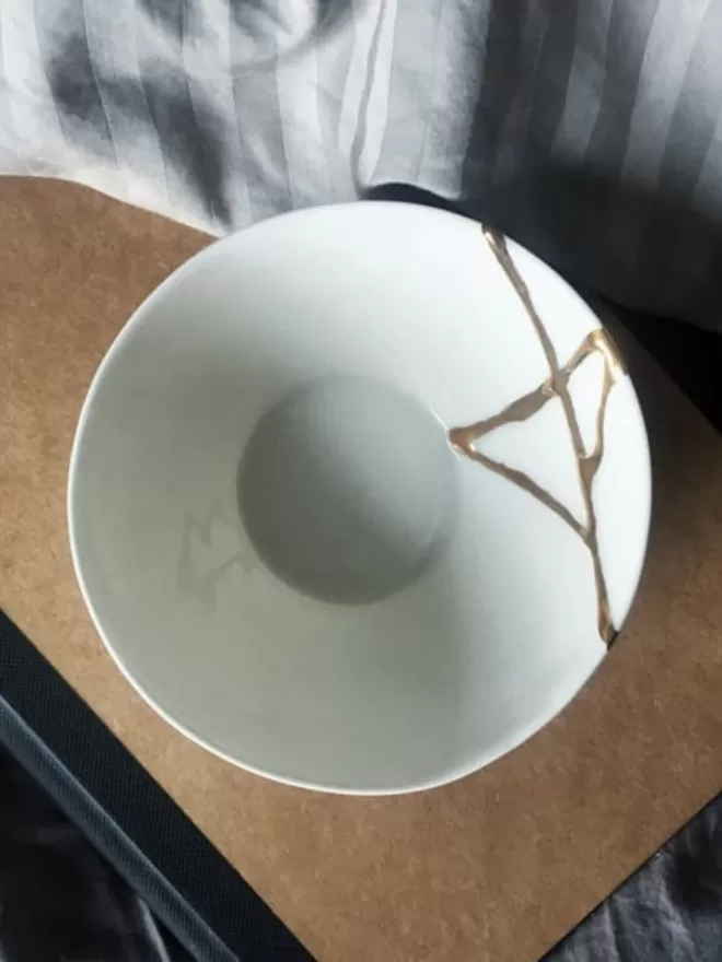 Kintsugi Bowl - White