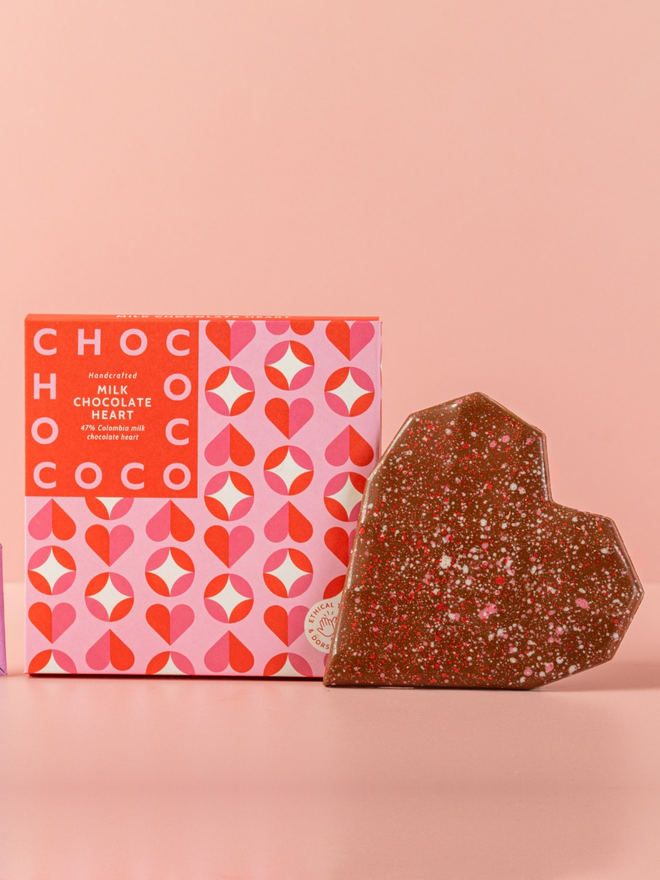 Milk Chocolate Heart Bar