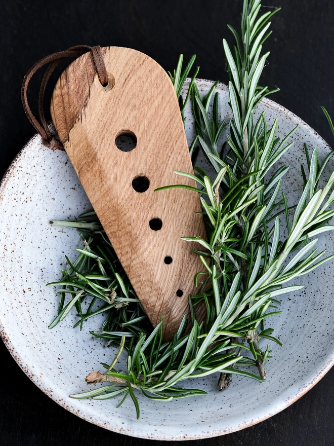 Wooden Herb Stripper