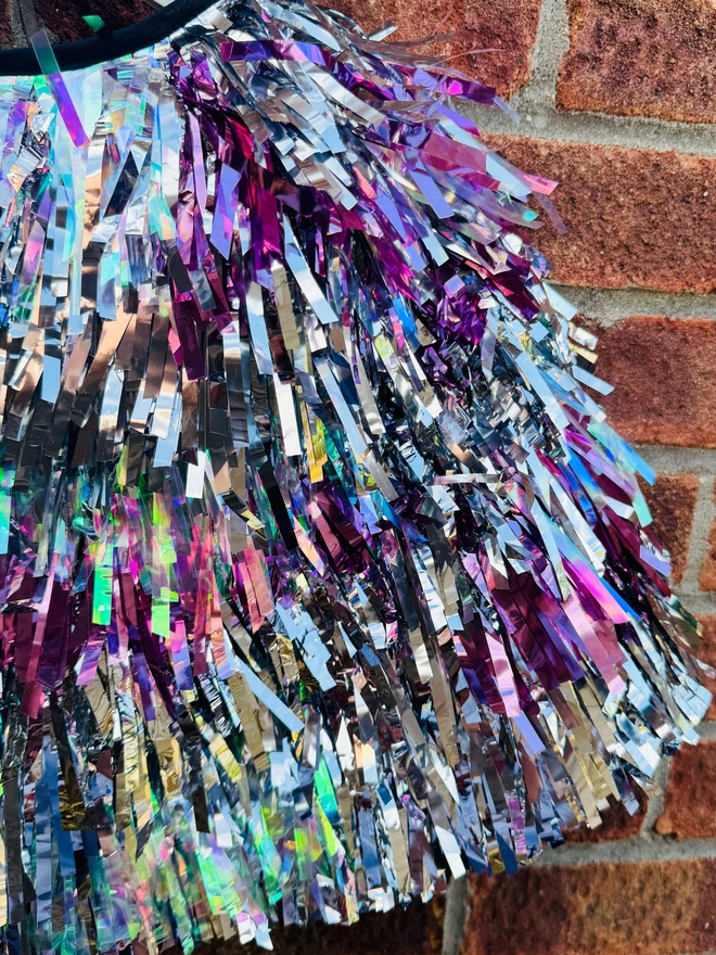 Tinsel cape festival cape festival jacket festival fashion bestival Glastonbury cape tinsel cape glitter cape