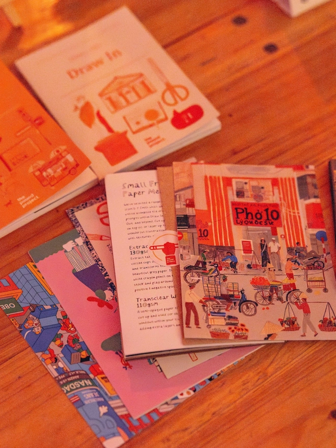 Draw In & Draw Out Illustration Books, Creative Workbook, Fun Drawing Prompts, Art Activity Gift