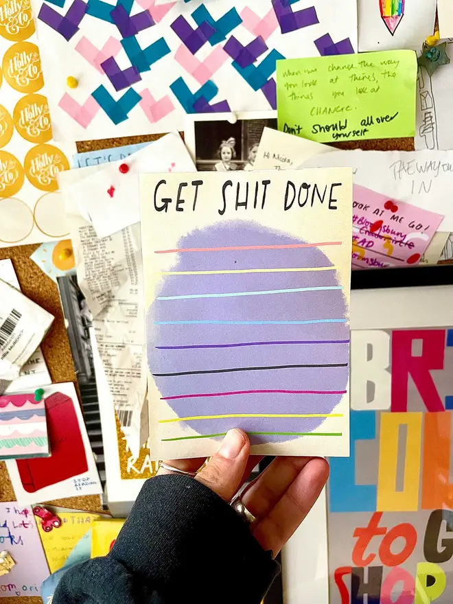 A notepad perfect for your to-do lists!