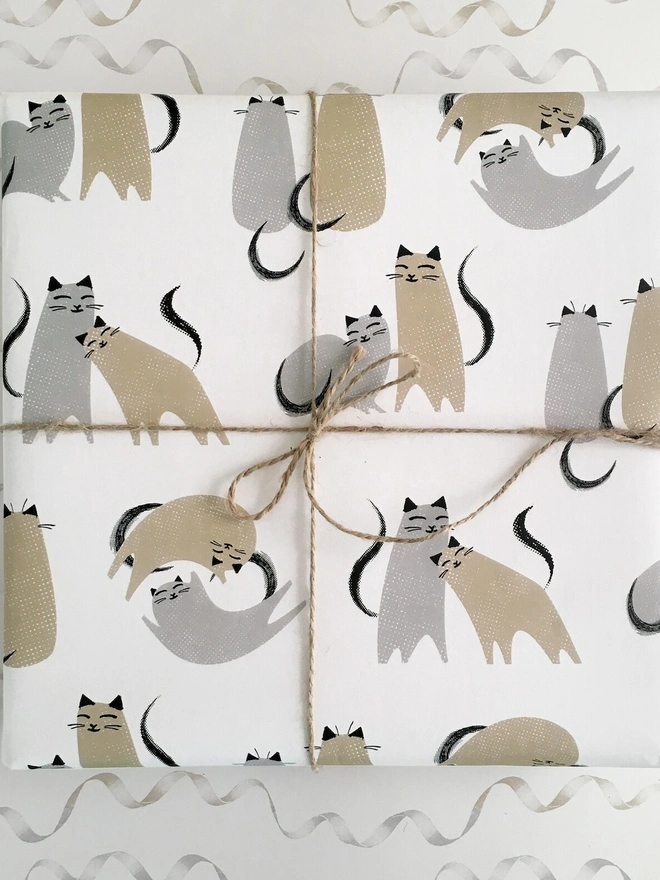 Cat Wrapping Paper 