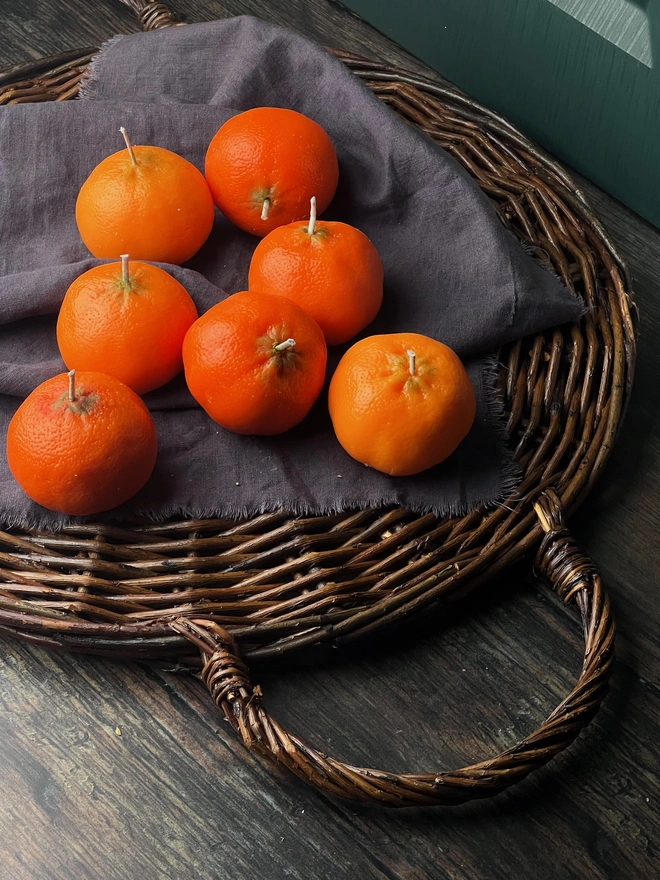 Christmas Satsuma Candle