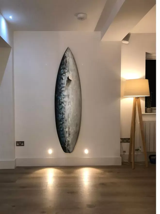 Contemporary art - Mackerel Fillet  - ' Preloved Surfboard'