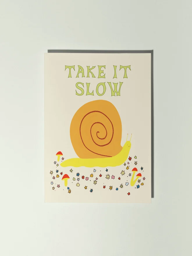 'Take It Slow' Card