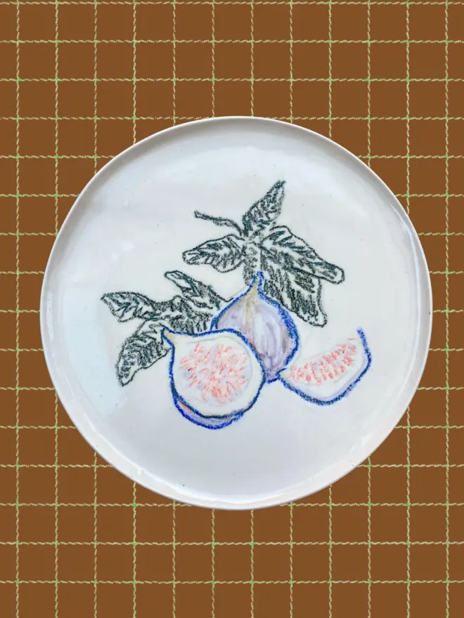 Mara Wanda plate with figs