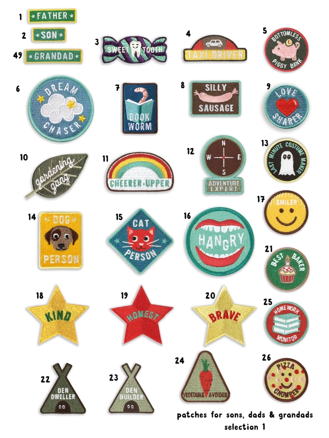 Merit Patch Selection Iron On Embroidery Mims & Family
