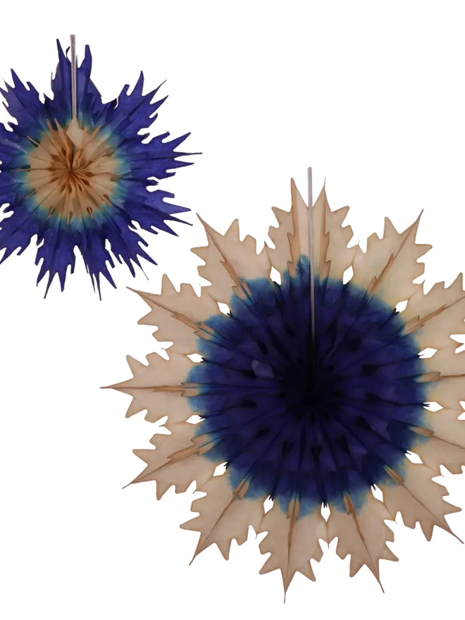 Classic Snowflake Ink & Clay Bunting Duo