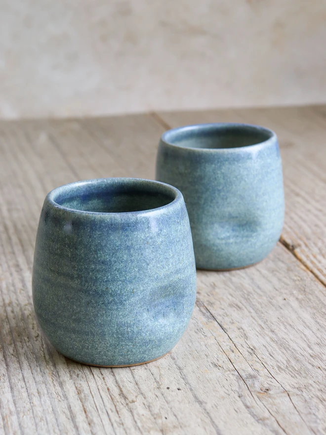 Handmade Ceramic Dimple Tumbler