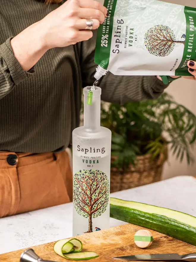 Sapling Climate Positive Vodka 70cl REFILL
