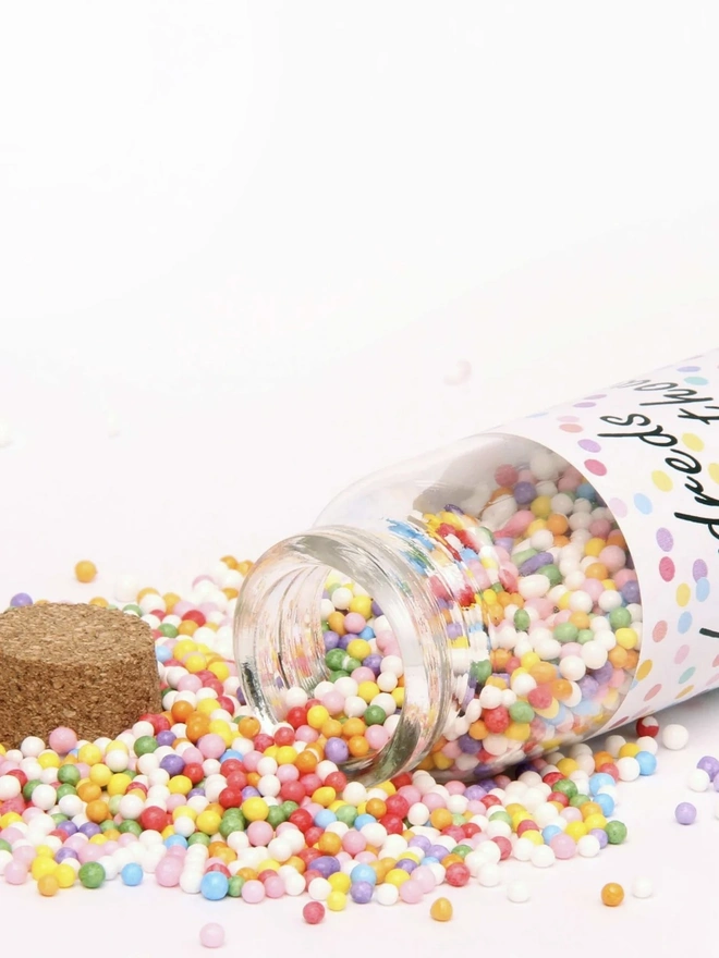 Hundreds And Thousands Sprinkles Jar