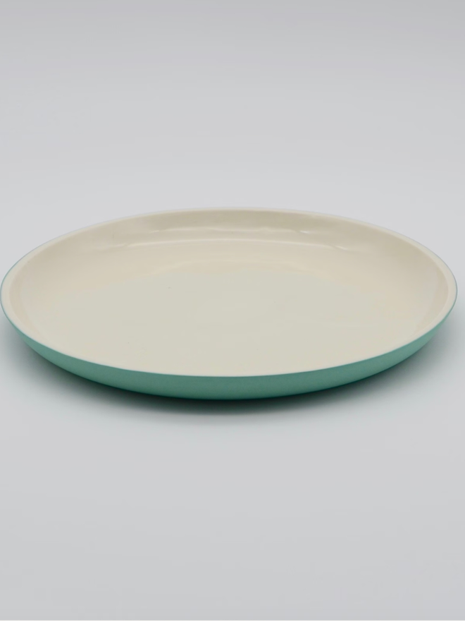 Small Plate. A green small plate.