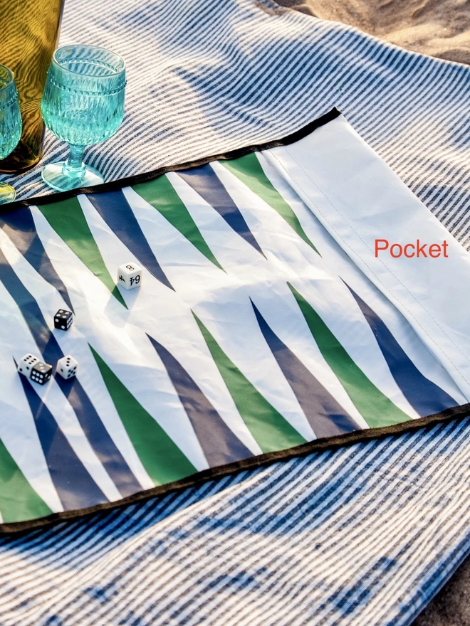 outdoor backgammon set