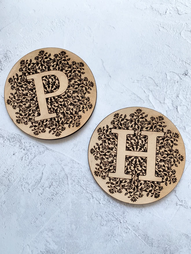 P & H coasters