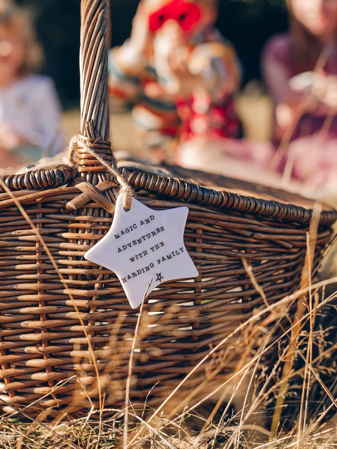 Personalised Family Picnic Basket