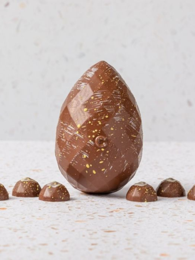 chocolate orange easter egg