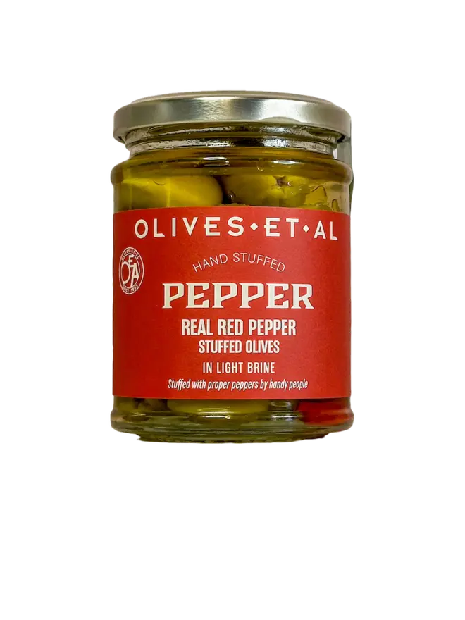 Red Pepper Stuffed Olives