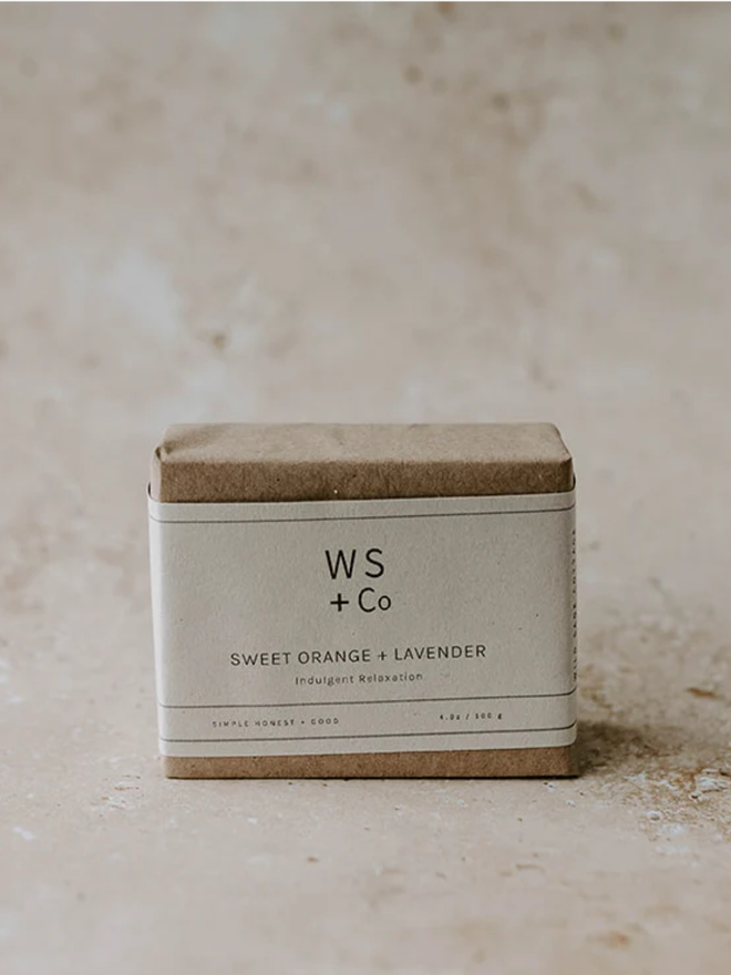 sweet orange lavender soap bar