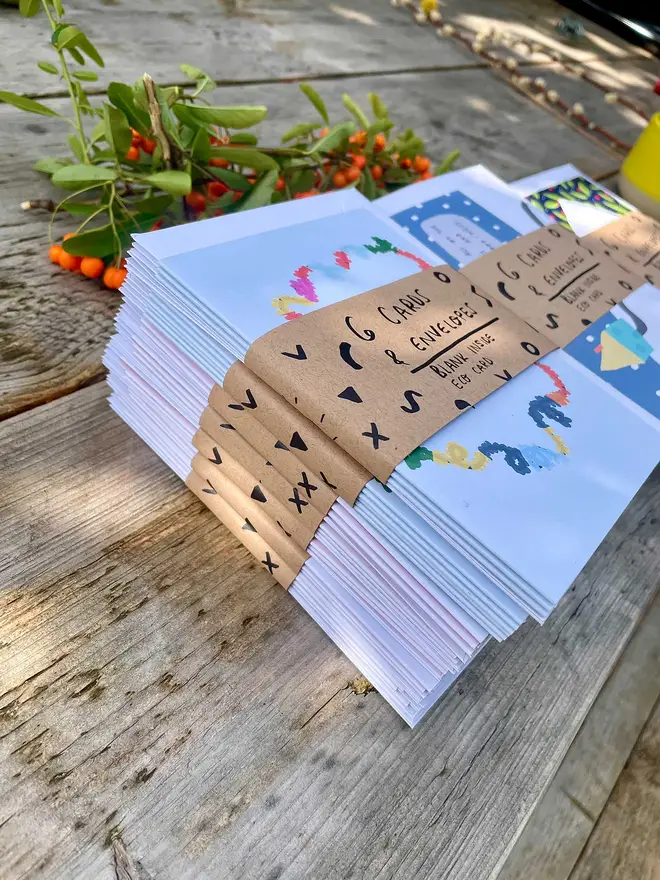 Choose a pack of six of this design if you like!