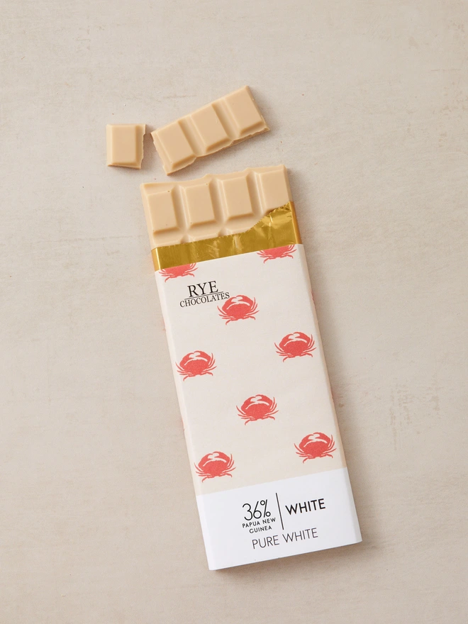 Pure White Chocolate Bar - 36% Papua New Guinea