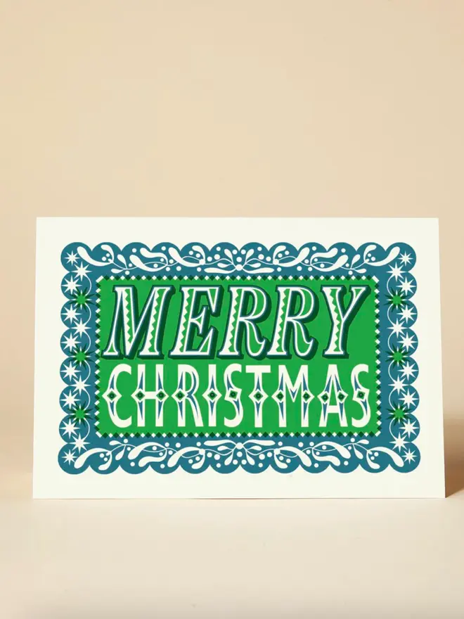 Merry Christmas pack of 10 cards 