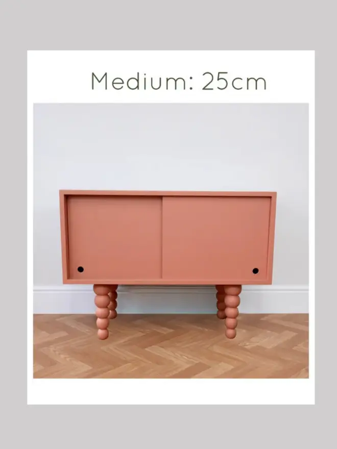 Cottage core Blue Storage Unit With Bobbin Legs