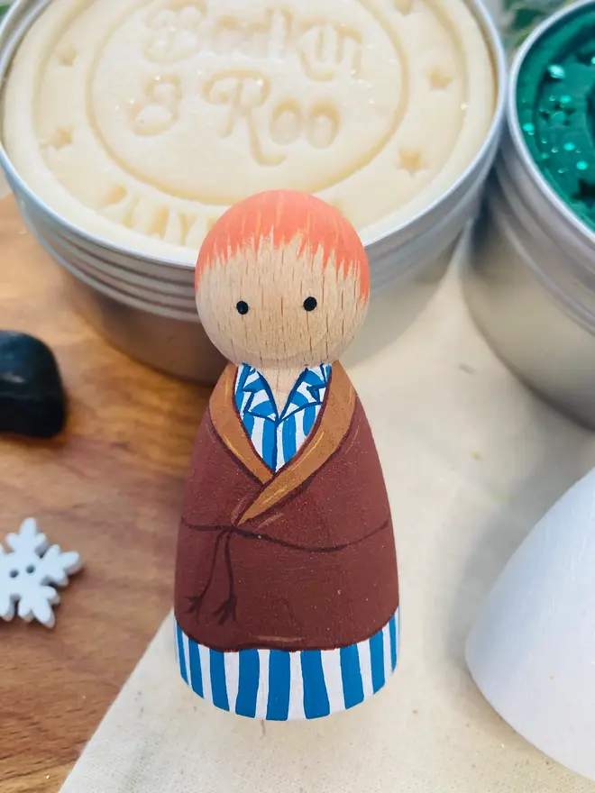 Snowman Playdough Set