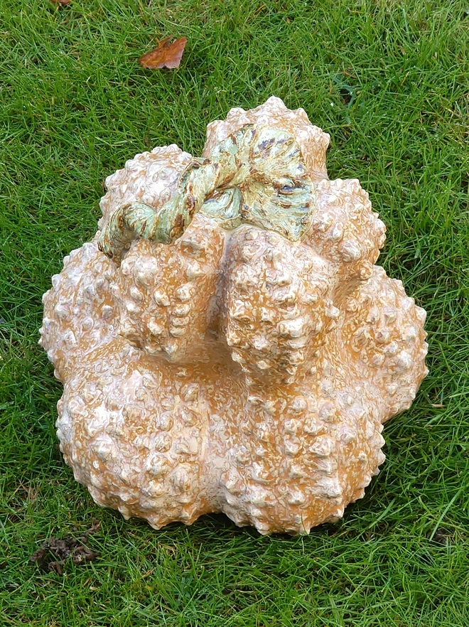 Pumpkin Sculpture garden ceramics