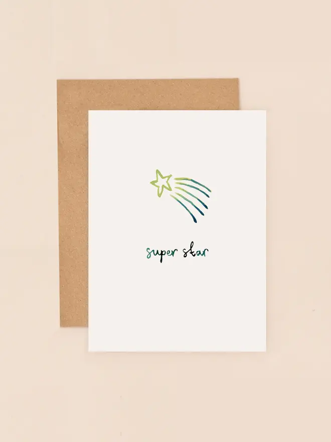 shooting star superstar mini card