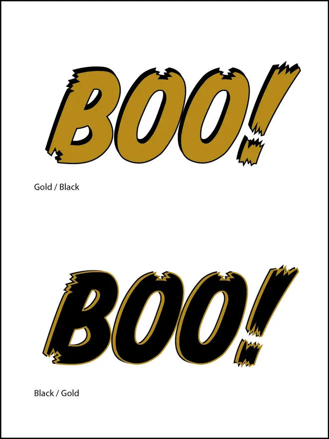 Boo wall sticker Halloween home decor