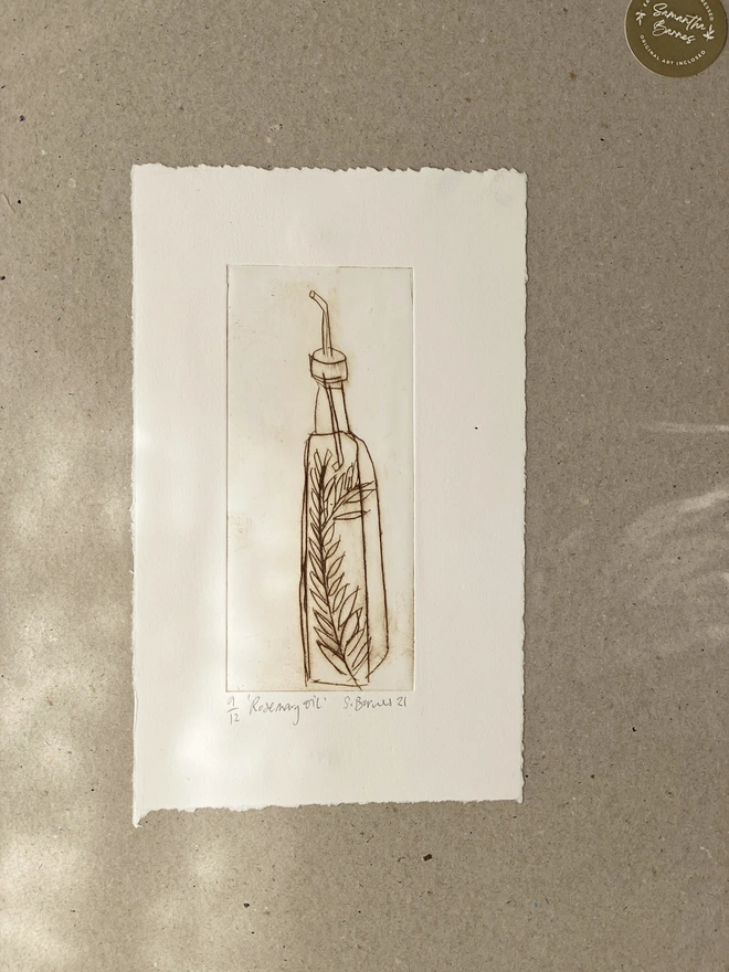 Drypoint Printmaking by Samantha Barnes Artist