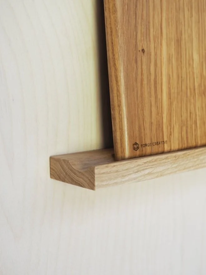 Floating Wooden Display Shelf